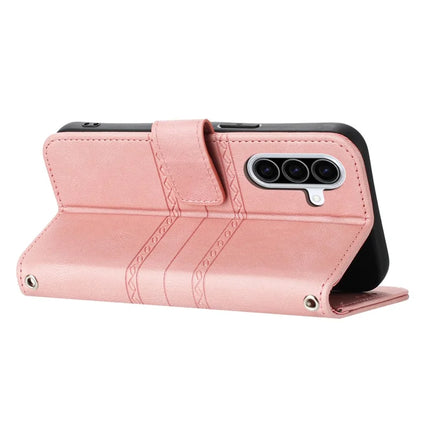 For Samsung Galaxy A26 5G Case Wallet Skin-Touch Leather Imprinted Phone Cover