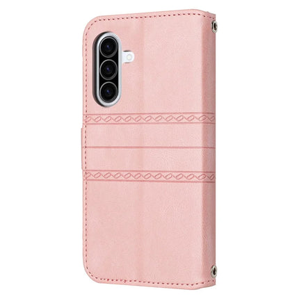 For Samsung Galaxy A26 5G Case Wallet Skin-Touch Leather Imprinted Phone Cover