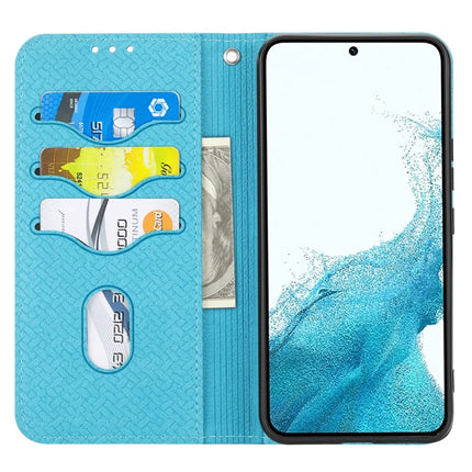 For Samsung Galaxy A26 5G Case Woven Texture PU Leather Wallet Phone Cover