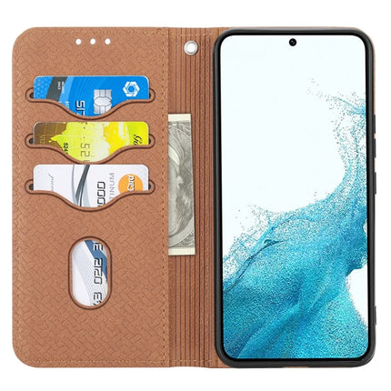 For Samsung Galaxy A26 5G Case Woven Texture PU Leather Wallet Phone Cover