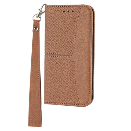 For Samsung Galaxy A26 5G Case Woven Texture PU Leather Wallet Phone Cover