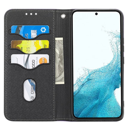 For Samsung Galaxy A26 5G Case Woven Texture PU Leather Wallet Phone Cover