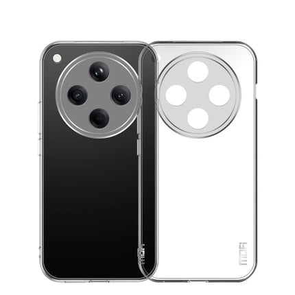For Oppo Find X8 5G Clear Phone Case MOFI Ultra-Thin TPU Phone Back Cover - Transparent