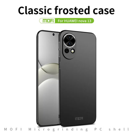 For Huawei nova 13 5G Phone Case MOFI Shield Matte Series Ultra Slim PC Protective Cover