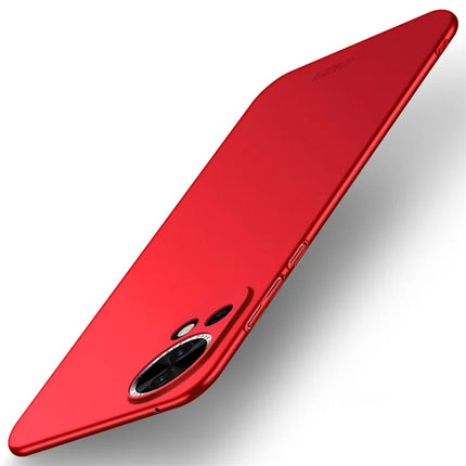 For Huawei nova 13 5G Phone Case MOFI Shield Matte Series Ultra Slim PC Protective Cover - Red