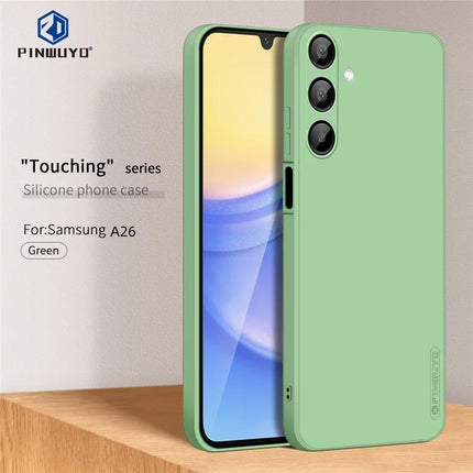 For Samsung Galaxy A26 5G PINWUYO Sense Series Liquid Silicone TPU Phone Case
