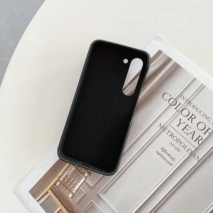 For Samsung Galaxy S23 Case Wristband Kickstand PU Leather + PET Phone Cover