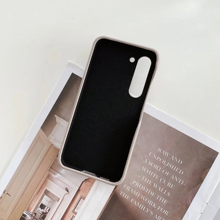 For Samsung Galaxy S23 Case Wristband Kickstand PU Leather + PET Phone Cover