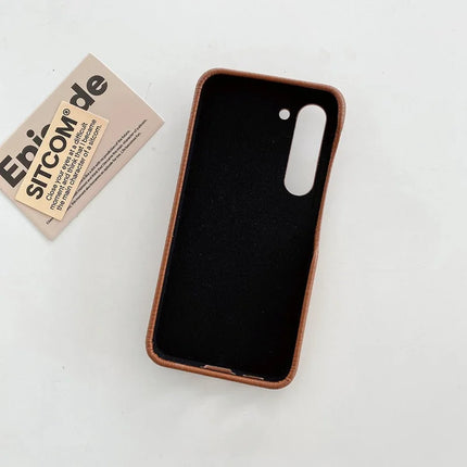 For Samsung Galaxy S23 Case Wristband Kickstand PU Leather + PET Phone Cover