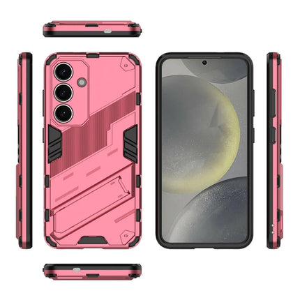 For Samsung Galaxy A56 5G Case PC+TPU Shockproof Phone Cover with Kickstand