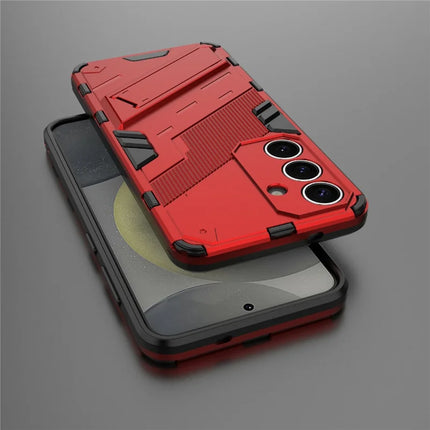 For Samsung Galaxy A56 5G Case PC+TPU Shockproof Phone Cover with Kickstand