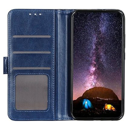 For Samsung Galaxy A26 5G Case Crazy Horse Texture PU Leather Phone Stand Cover