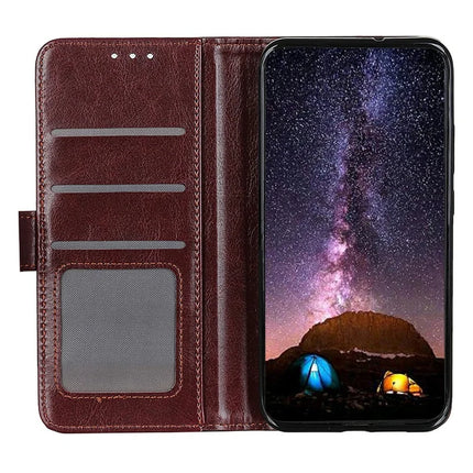 For Samsung Galaxy A26 5G Case Crazy Horse Texture PU Leather Phone Stand Cover