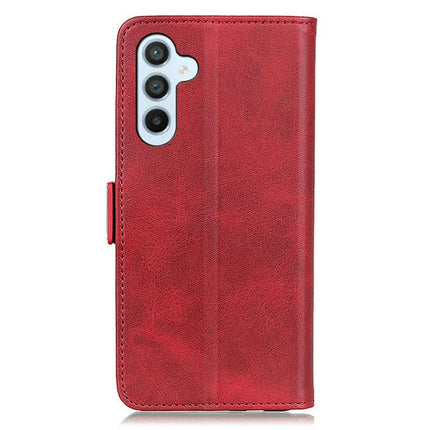 For Samsung Galaxy A26 5G Case Stand Cowhide Texture PU Leather Phone Cover