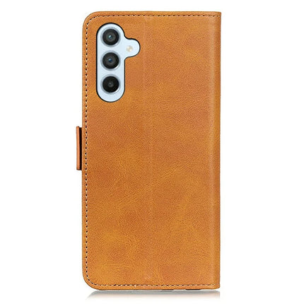 For Samsung Galaxy A26 5G Case Stand Cowhide Texture PU Leather Phone Cover
