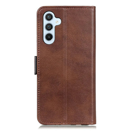 For Samsung Galaxy A26 5G Case Stand Cowhide Texture PU Leather Phone Cover