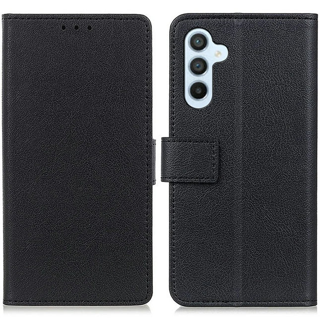 For Samsung Galaxy A26 5G Case PU Leather Stand Wallet Phone Cover - Black