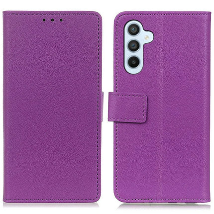 For Samsung Galaxy A26 5G Case PU Leather Stand Wallet Phone Cover - Purple