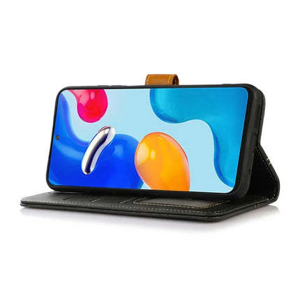 For Samsung Galaxy A26 5G Case Calf Texture Flip Leather Phone Cover