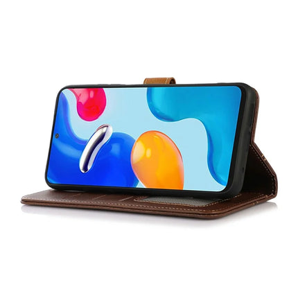 For Samsung Galaxy A26 5G Case Calf Texture Flip Leather Phone Cover
