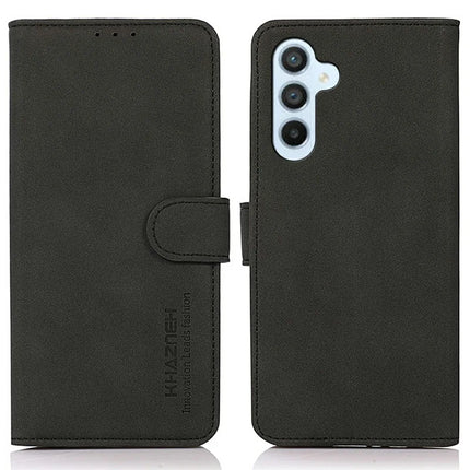 KHAZNEH For Samsung Galaxy A26 5G Stand Case PU Leather Wallet Phone Cover - Black