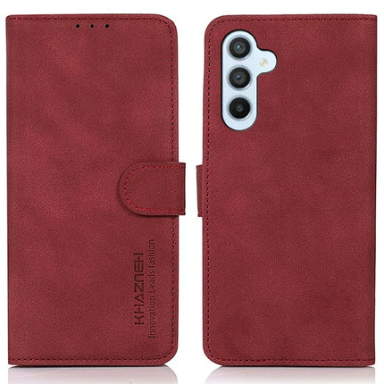 KHAZNEH For Samsung Galaxy A26 5G Stand Case PU Leather Wallet Phone Cover - Red
