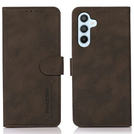 KHAZNEH For Samsung Galaxy A26 5G Stand Case PU Leather Wallet Phone Cover - Brown
