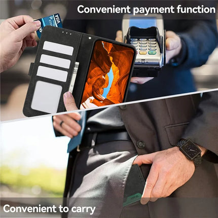 ABEEL For Samsung Galaxy A26 5G Case Color Splicing Leather Flip Phone Cover RFID Blocking