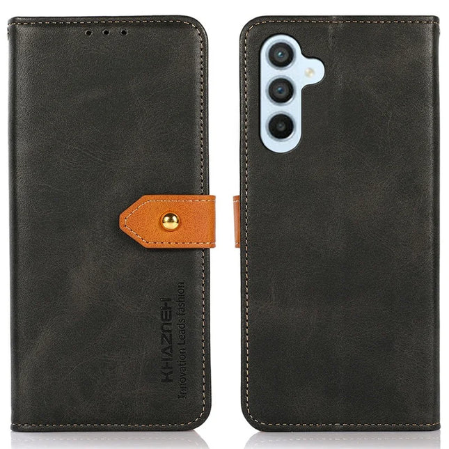 KHAZNEH For Samsung Galaxy A26 5G Wallet Phone Case Stand Leather Flip Cover - Black