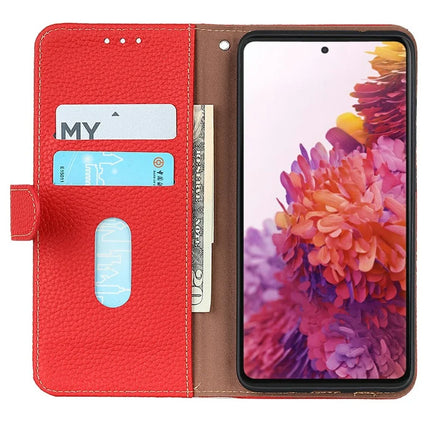 KHAZNEH For Samsung Galaxy A26 5G Phone Case Genuine Cow Leather Flip Cover