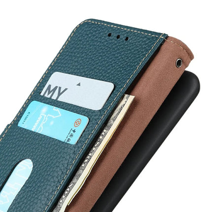 KHAZNEH For Samsung Galaxy A26 5G Phone Case Genuine Cow Leather Flip Cover