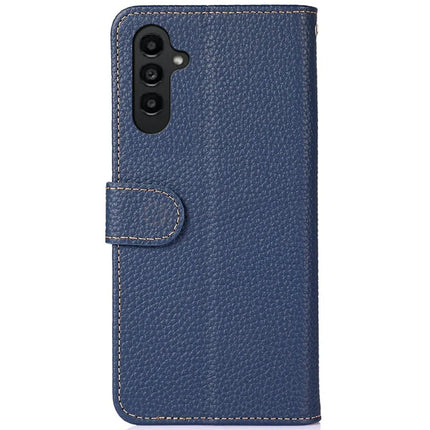 KHAZNEH For Samsung Galaxy A26 5G Phone Case Genuine Cow Leather Flip Cover