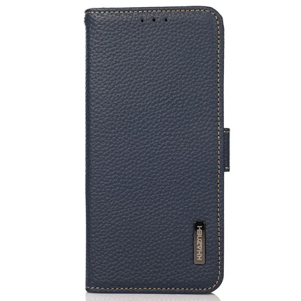 KHAZNEH For Samsung Galaxy A26 5G Phone Case Genuine Cow Leather Cover RFID Blocking