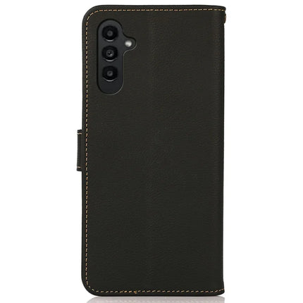 KHAZNEH For Samsung Galaxy A26 5G Case Genuine Cow Leather Wallet Phone Cover