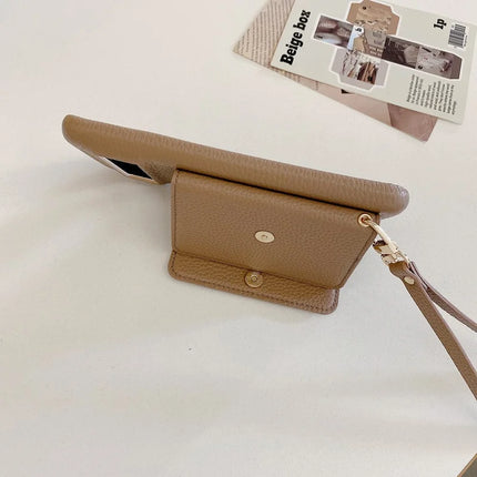 For Google Pixel 8 Pro Case Mirror Design PU Leather Back Cover with Card Slots, Wrist Strap