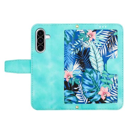 For Samsung Galaxy A26 5G Case PU Leather Floral Phone Cover with Card Slots