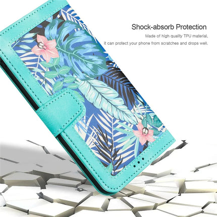 For Samsung Galaxy A26 5G Case PU Leather Floral Phone Cover with Card Slots