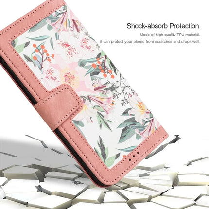 For Samsung Galaxy A26 5G Case PU Leather Floral Phone Cover with Card Slots