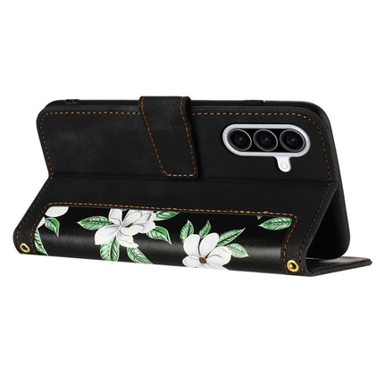 For Samsung Galaxy A26 5G Case PU Leather Floral Phone Cover with Card Slots