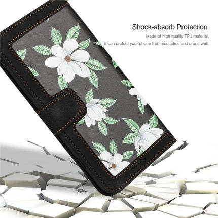For Samsung Galaxy A26 5G Case PU Leather Floral Phone Cover with Card Slots