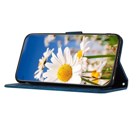 For Samsung Galaxy A26 5G Case PU Leather Floral Phone Cover with Card Slots