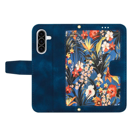 For Samsung Galaxy A26 5G Case PU Leather Floral Phone Cover with Card Slots