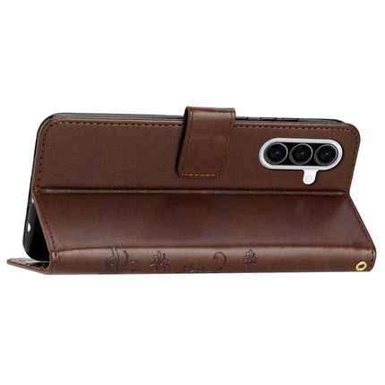 For Samsung Galaxy A26 5G Case PU Leather Phone Wallet Cover with Strap