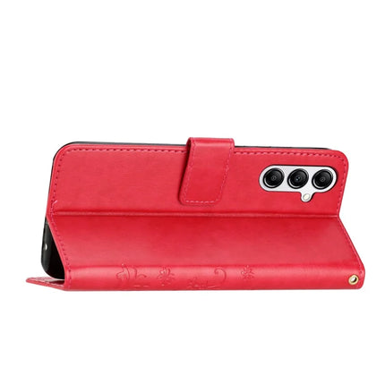 For Samsung Galaxy A56 5G Case PU Leather Phone Wallet Cover with Strap