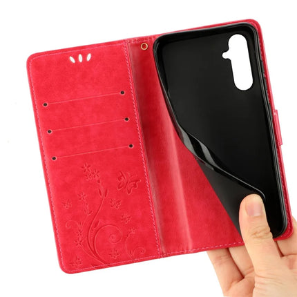 For Samsung Galaxy A56 5G Case PU Leather Phone Wallet Cover with Strap