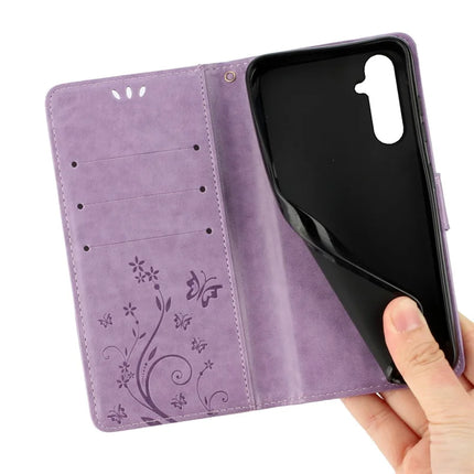For Samsung Galaxy A56 5G Case PU Leather Phone Wallet Cover with Strap