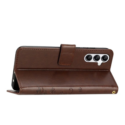 For Samsung Galaxy A56 5G Case PU Leather Phone Wallet Cover with Strap