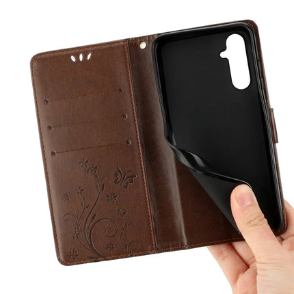 For Samsung Galaxy A56 5G Case PU Leather Phone Wallet Cover with Strap