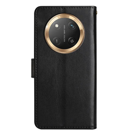 For Honor Magic7 Lite 5G / X9c 5G / X60 Pro 5G Case PU Leather Phone Wallet Cover with Strap