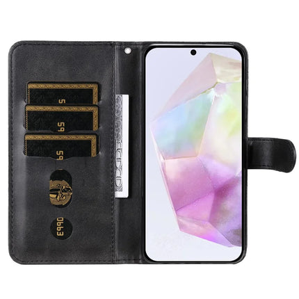 For Samsung Galaxy A56 5G / A36 5G Case Zipper Wallet Calf Texture PU Leather Phone Cover